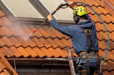 Démoussage et hydrofuge de toiture à Bourville
